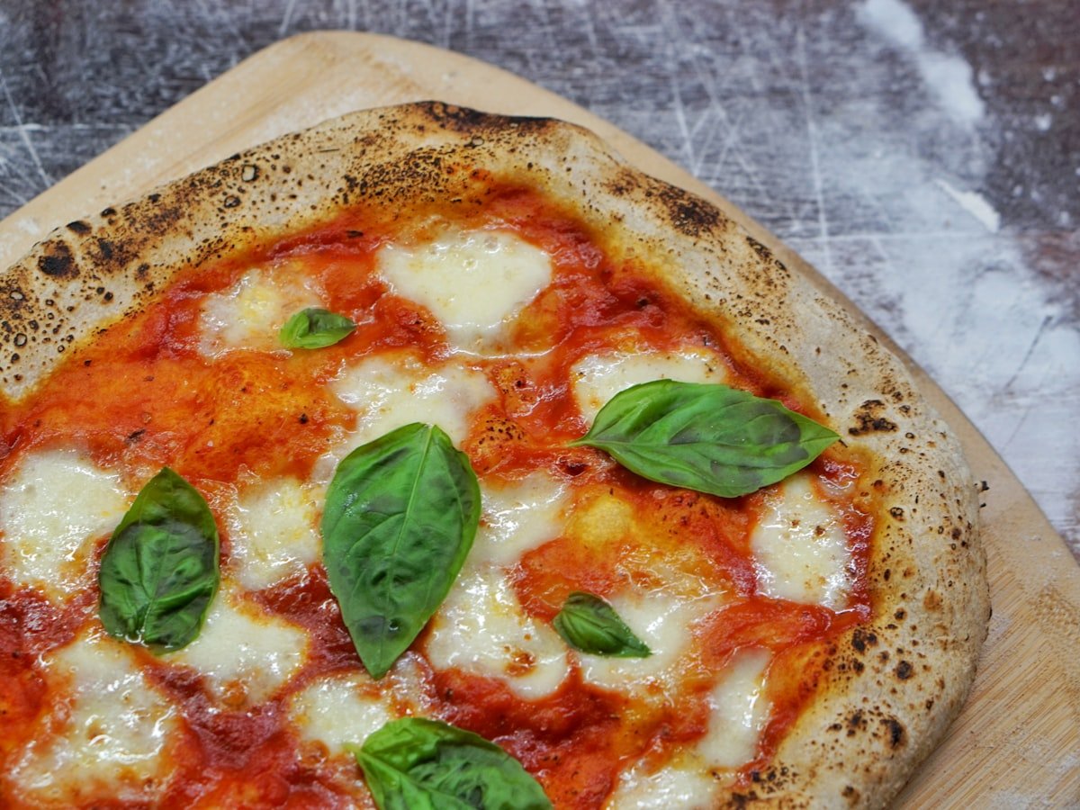 How to Get Leopard Spots on Pizza Crust Neapolitan pizza crust with leopard spots char from high heat