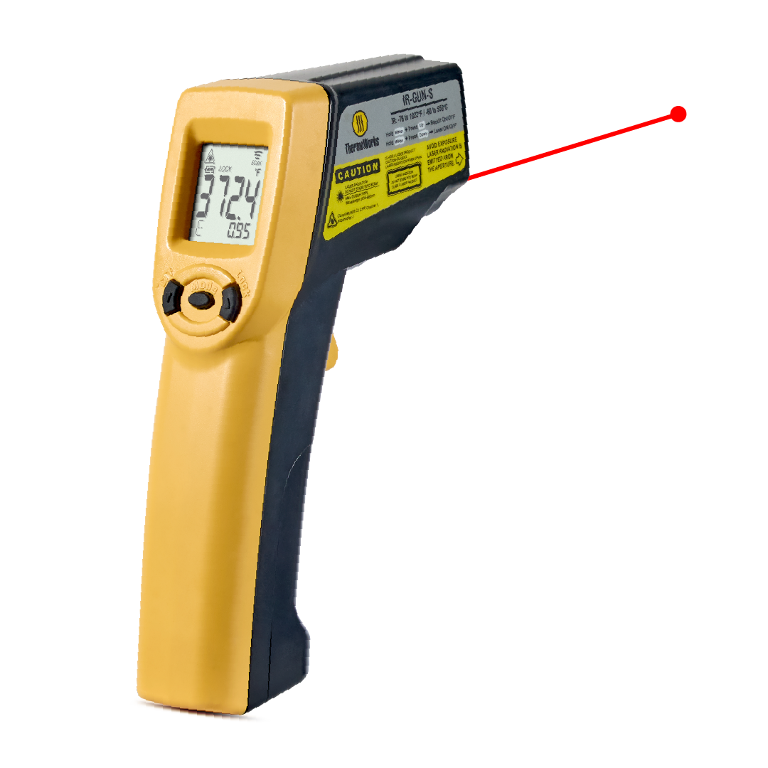 Best Infrared Thermometers for Pizza Ovens ThermoWorks Industrial IR Gun infrared thermometer
